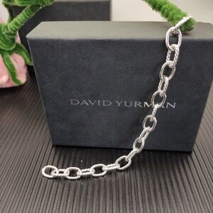 David Yurman DY Madison Sterling Silver Chain Bracelet